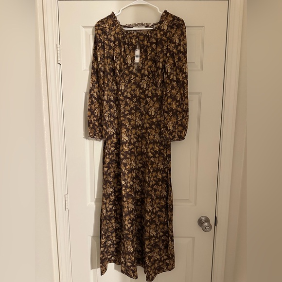 DOEN Ginetta Dress Fern Grove Floral - Picture 5 of 7